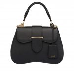 Prada Black Sidonie Large Saffiano Bag