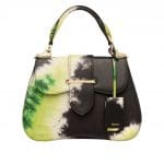 Prada Black/Yellow Tie-Dye Print Sidonie Top Handle Bag