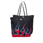 Prada Flame Print Nylon Twin Bag