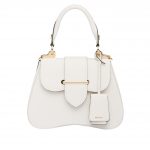 Prada White Sidonie Medium Saffiano Bag