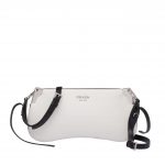 Prada White Sidonie Small Shoulder Bag