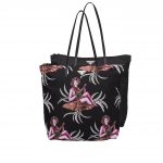 Prada Woman Print Nylon Twin Bag