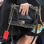 Valentino Black Rockstud Flap Bag - Fall 2019