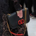 Valentino Black V-Ring Flap Bag 8 - Fall 2019