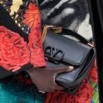 Valentino Black V-Ring Flap Bag - Fall 2019