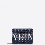 Valentino Blue Medium VLTN Rockstud Spike.It Bag