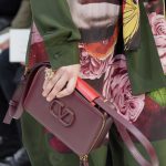 Valentino Burgundy V-Ring Camera Case Bag - Fall 2019