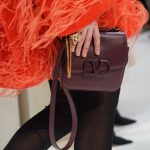 Valentino Burgundy V-Ring Flap Bag - Fall 2019