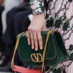Valentino Green V-Ring Flap Bag 2 - Fall 2019