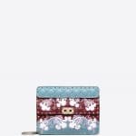 Valentino Multicolor Flower Intarsia Rockstud Spike.It Medium Bag