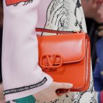 Valentino Orange V-Ring Flap Bag - Fall 2019