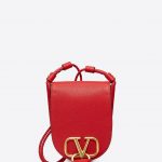 Valentino Red V-Ring Small Crossbody Bag