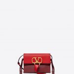 Valentino Red V-Ring Small Shoulder Bag