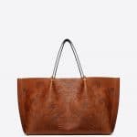 Valentino Tan Phoenix Print Go Logo Escape Large Shopper Bag