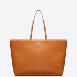 Valentino Tan Rockstud Shopper Bag