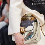 Valentino White Printed V-Ring Flap Bag - Fall 2019