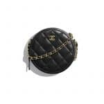 Chanel Black Classic Clutch With Chain