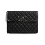 Chanel Black Timeless CC Pouch