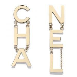 Chanel Gold Metal Earrings