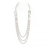 Chanel Metal, Glass Pearls & Strass Long Necklace