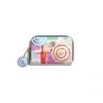 Chanel Multicolor Printed Patent Classic Zipped Coin Purse