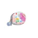 Chanel Multicolor Printed Patent Classic Zipped Round Coin Purse