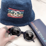 Chanel Pharrell Blue Bucket Hat and Sunglasses