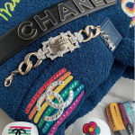 Chanel Pharrell Blue Terrycloth Shopping Bag and Custom Jewelry