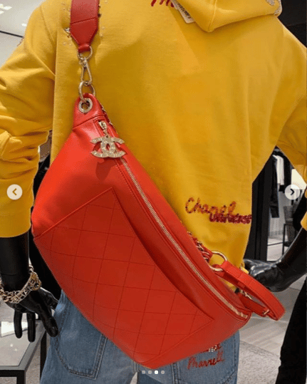 CHANEL on X: #CHANELPharrell reflections — oversized bags and