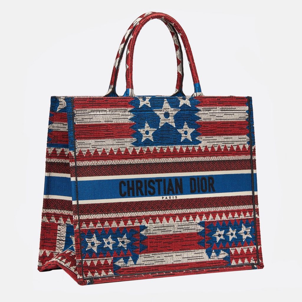 Dior American Flag Book Tote Bag 2