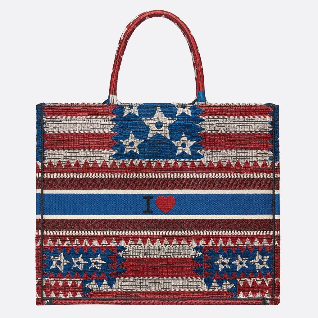 Dior American Flag Book Tote Bag 3