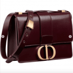 Dior Burgundy 30 Montaigne Flap Bag