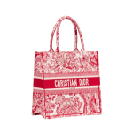 Dior Red Toile de Jouy Small Book Tote Bag