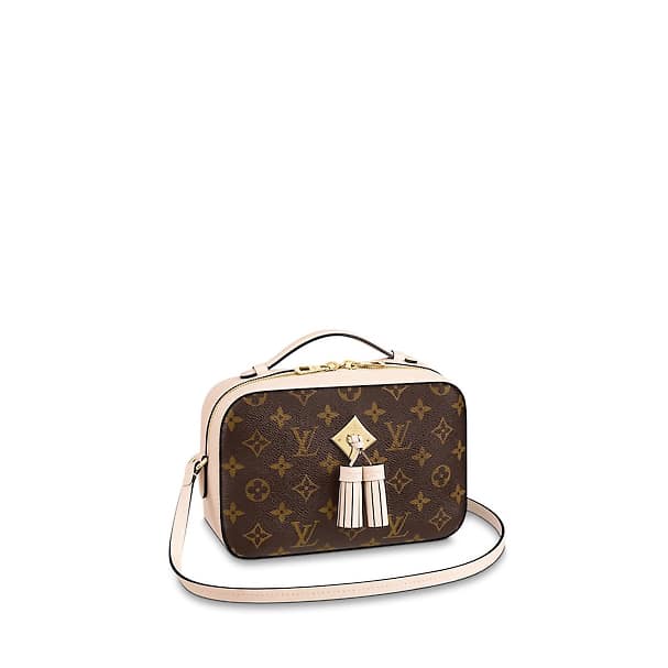 Louis Vuitton Black Monogram Canvas Saintonge Crossbody Bag