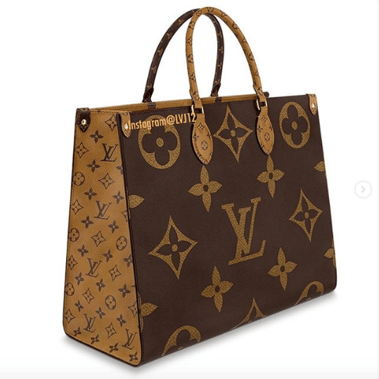 LOUIS VUITTON Onthego GM Womens tote bag M44576 brown x beige ref