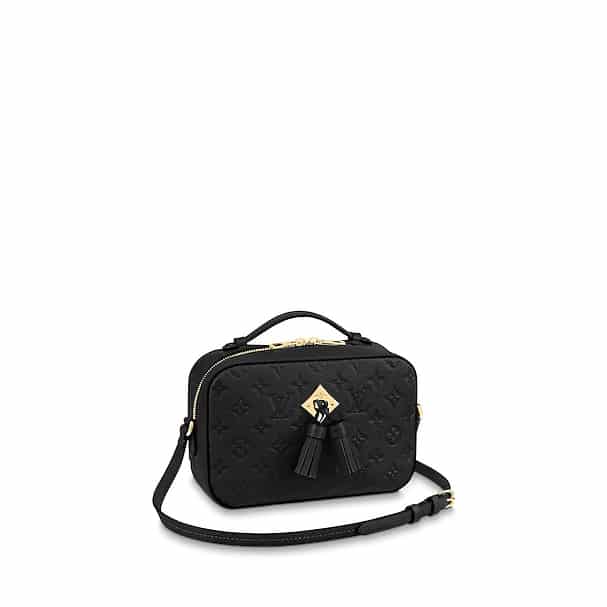 What Goes Around Comes Around Louis Vuitton Black AB Monogram Saintonge  Camera Bag