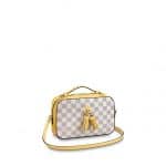 Louis Vuitton Pineapple Damier Azur Canvas Saintonge Bag