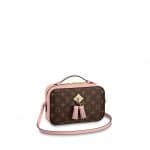 Louis Vuitton Rose Poudre Monogram Canvas Saintonge Bag