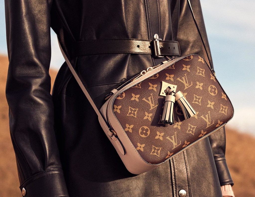 Louis Vuitton Saintonge Black and Monogram at 1stDibs