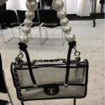 Chanel PVC:Imitation Pearls Flap Bag