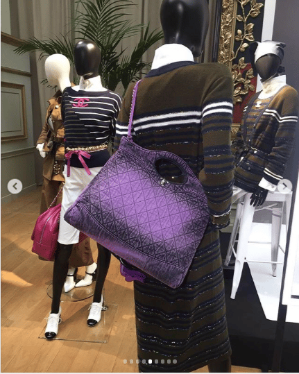 purple chanel bag 2020