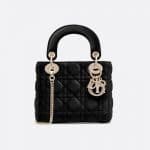 Dior Black Mini Lady Dior Bag