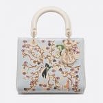 Dior Celestial Blue Fairy Tale Printed Lady Dior Bag