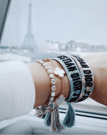 Christian Dior Woven J'Adior Friendship Bracelet – North Shore