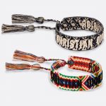 Dior Multicolor and Blue J'adior Woven Bracelets