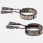 Dior Navy J'adior Woven Bracelets