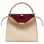 Fendi Beige Peekaboo X-Lite Regular Bag