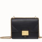 Fendi Black Mini Kan U Bag