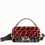 Fendi Multicolor Mink Baguette Bag