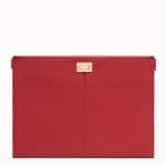 Fendi Red Peekaboo Clutch Wallet